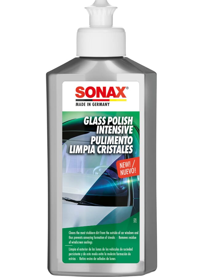 sonax Glass Polish intensive Content: 250 ml Art. No.: 337100