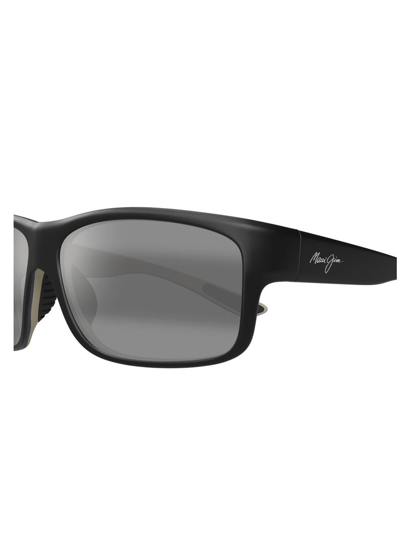 MAUI JIM Maui Jim Southern Cross 815-53B Unisex Polarized Rectangular Sunglasses – 63 mm Lens Size  - Image 3