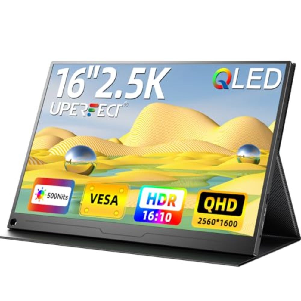 يوبرفكت Uperfect Portable 2k Gaming Monitor 16 inch