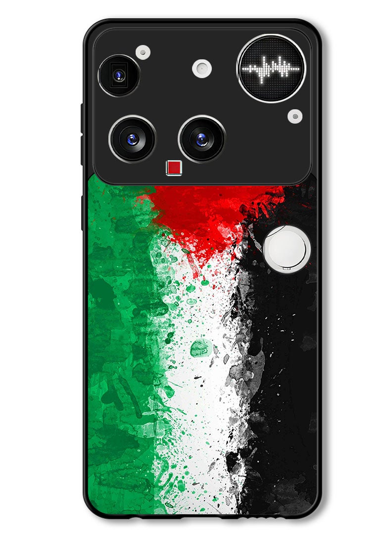 Theodor Case Compatible with Nothing Phone (3) 6.67 Inch Protection Shockproof Bumper Cover Palestine Flag 1 - Image 1