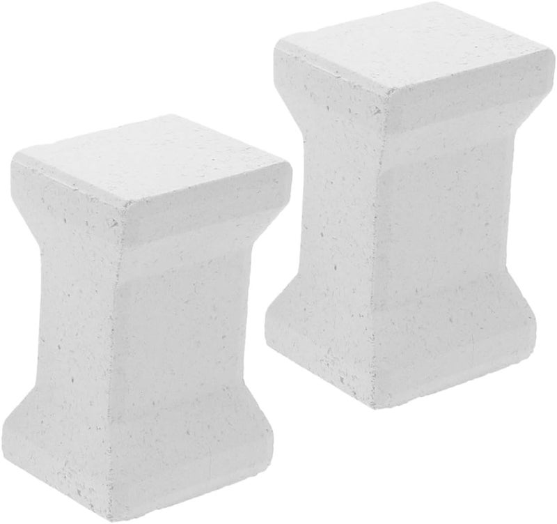PERSELOSO 2pcs Kiln Posts Reusable Ceramic Kiln Furnace Support Pillars 10cm for Pottery Making and Electric Firing Accessories - Image 1