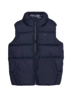 TOMMY HILFIGER Boys' Puffer Vest - Polyester, Blue  - Image 2