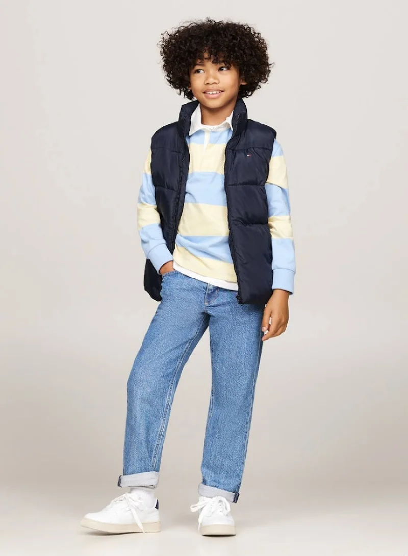 TOMMY HILFIGER Boys' Puffer Vest - Polyester, Blue