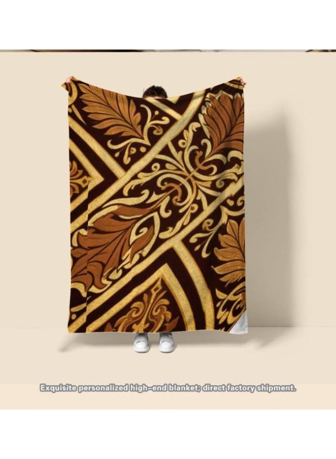 عام بطانية رقيقة تقليدية من الفانيلا (دافئة ومريحة ومناسبة للنوم والألعاب وإزالة الغبار ومقاومة للرمل) 150 سم * 200 سم - 15 - Image 4