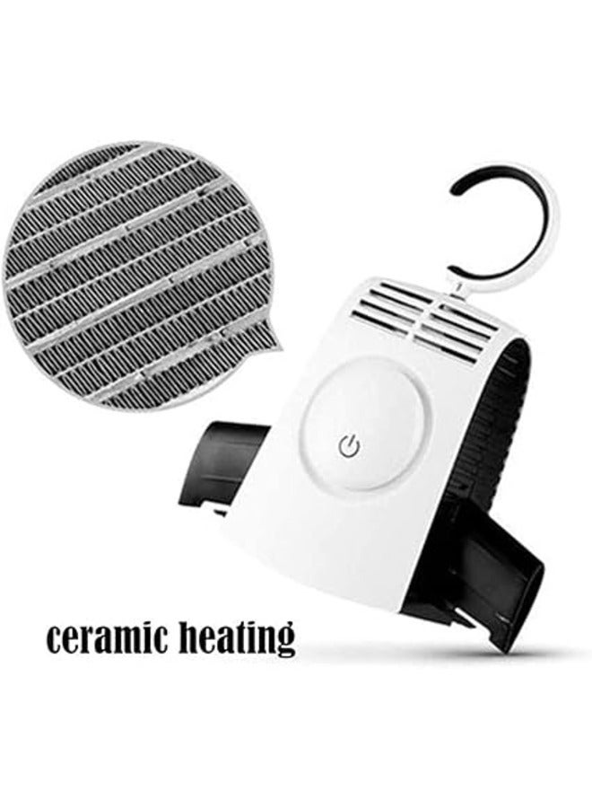 Clothes Dryer Shoe Dryer Hanger Dryer 1 Unit 2 Roles Function Quick Drying Hot Air/Natural Wind Switching Silent Rainy Season Measures Home Travel Business Trip  - Image 2