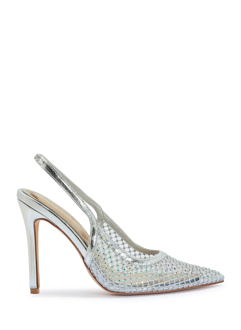 Truffle Detailed Slingback Pump