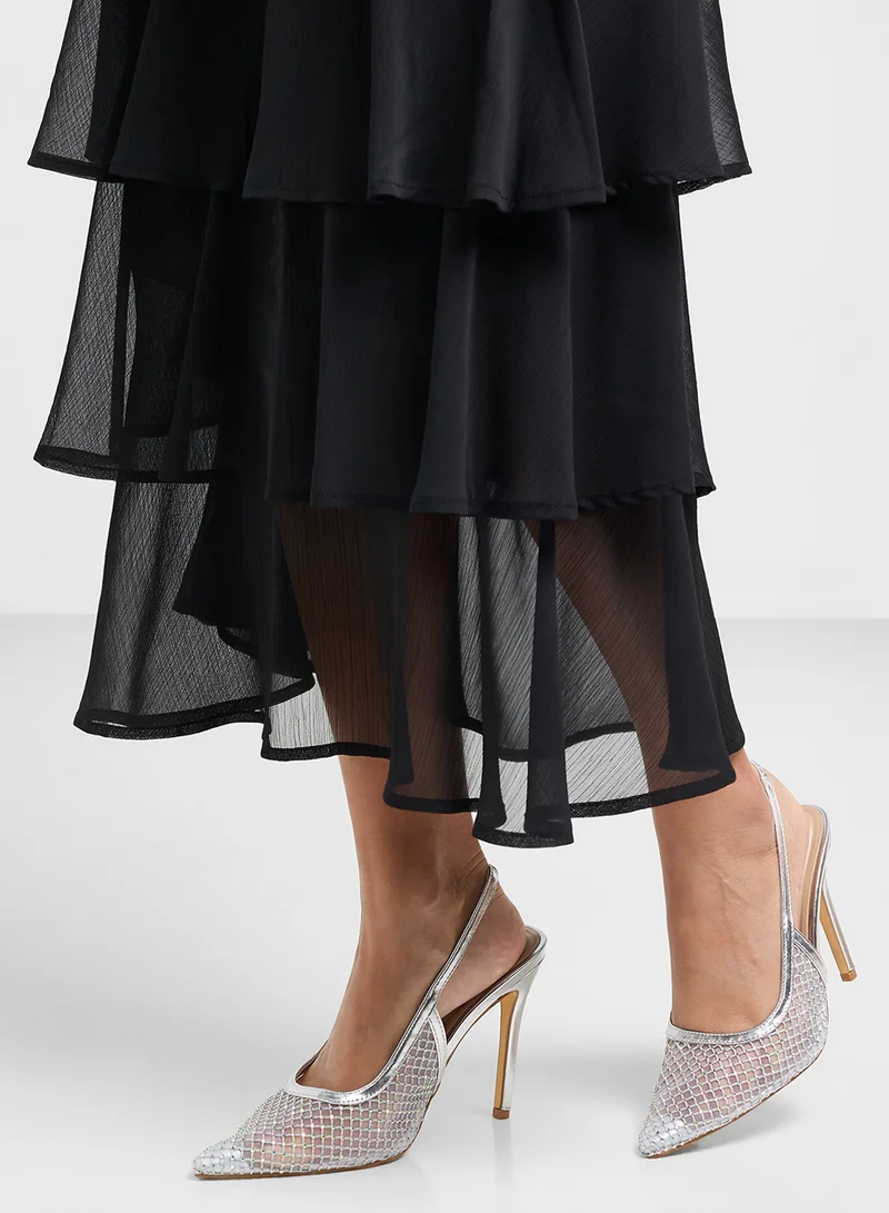 ترافل من نمشي Detailed Slingback Pump