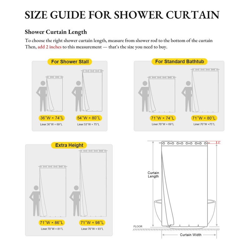 River Dream Sage Green Farmhouse Shower Curtain with Snap-in Liner, No Hooks Needed,with Magnets,with Tassels,Water Repellent&Machine Washable,71x74Inch - Image 5
