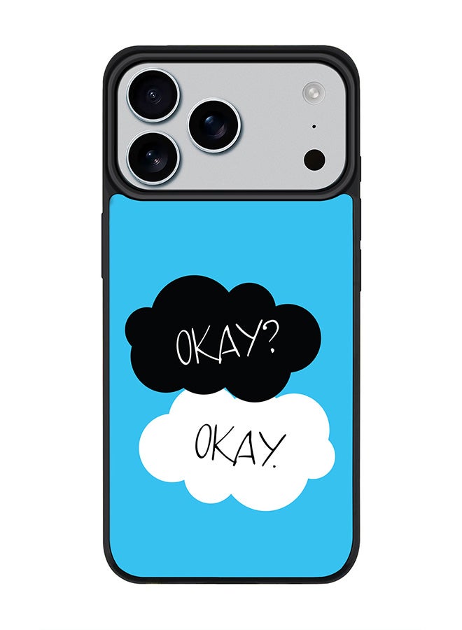 Stylizedd iPhone 17 Pro Max Case, [Compatible with MagSafe] Slim Magnetic cover Phone Case iPhone 17 Pro Max -Okay Okay - Image 1