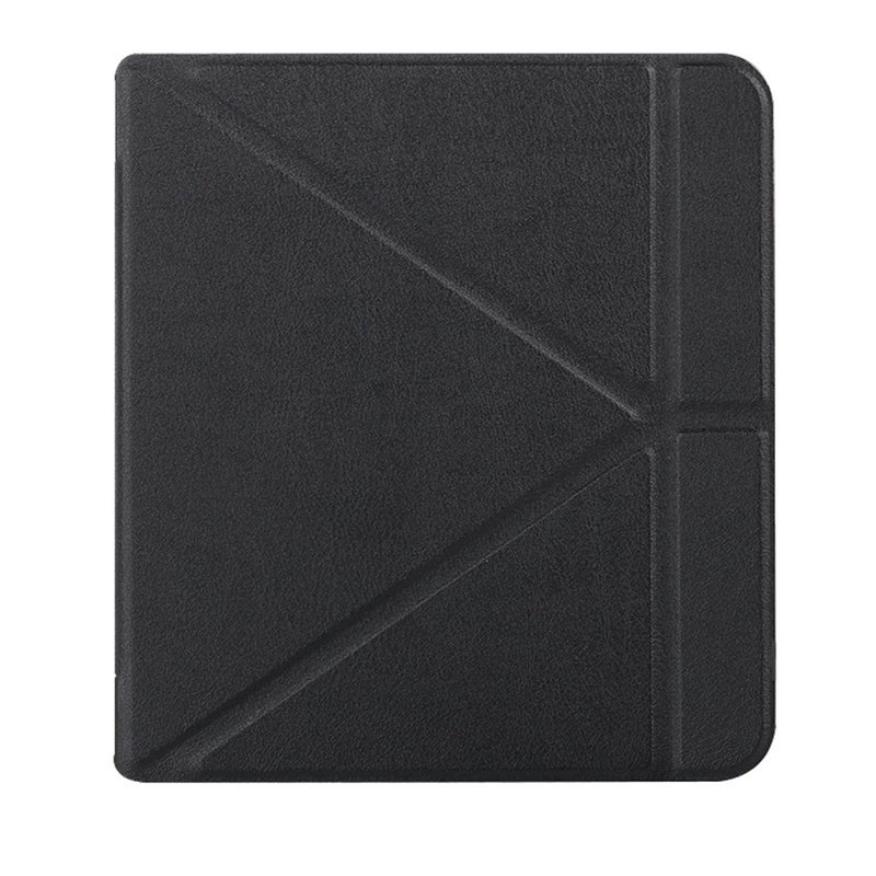 Leather Case: 7 Inch Black PU+PC Leather With 360 Degree Protection - Smart Sleep/Wake Function For Kobo Libra H2O Daily Use And Device Protection - Image 1
