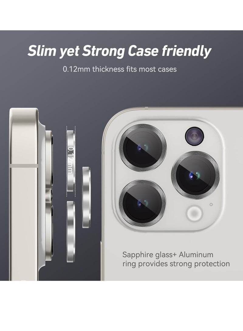 ELTRAZONE Camera Lens Protector for iPhone 15 Pro Max/15 Pro, 9H Tempered Glass Cover with Drop Protection and Scratch Resistance, Automatic Alignment, Night Shooting Mode Included - Image 5