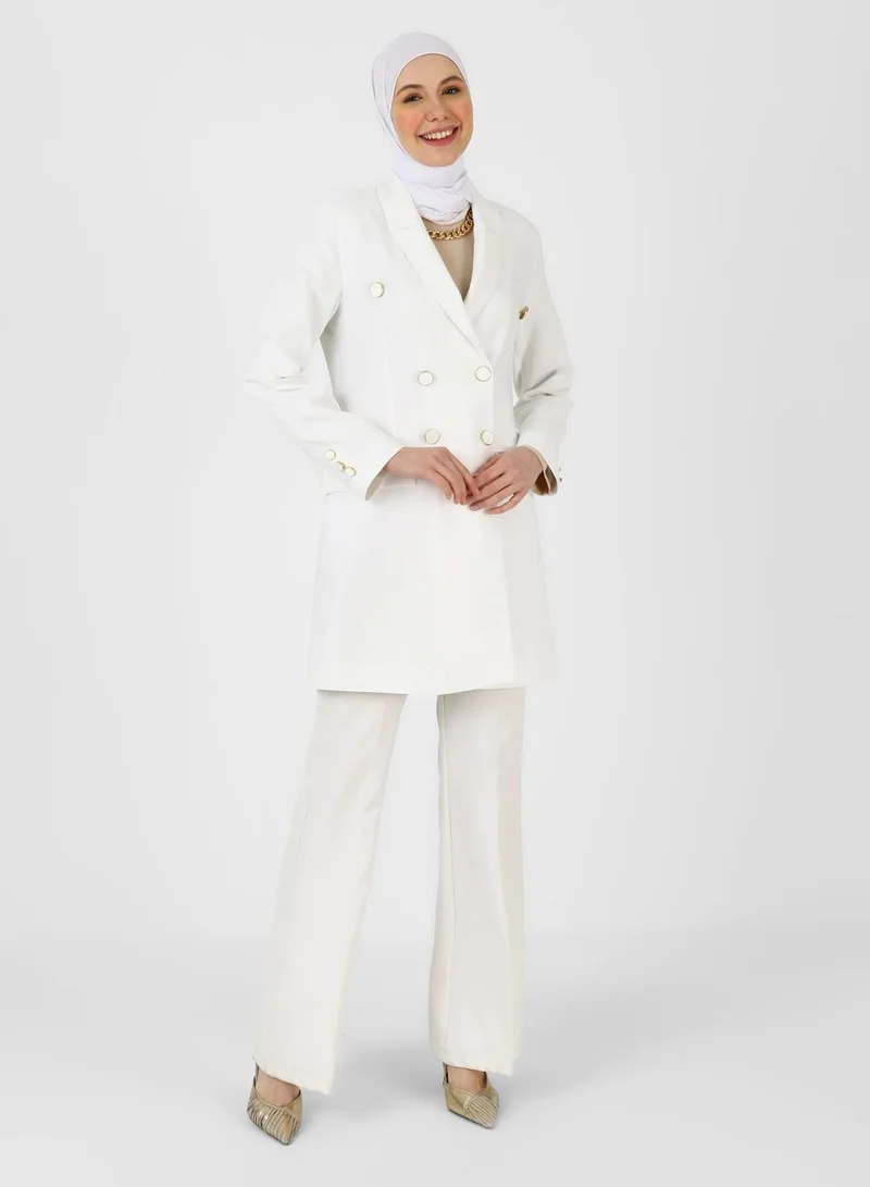 Refka by modanisa Button Detail Jacket