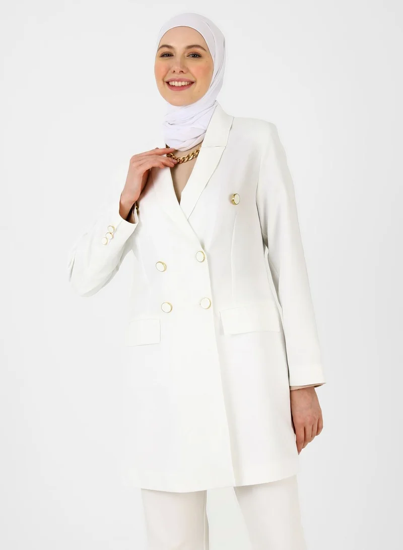 Refka by modanisa Button Detail Jacket