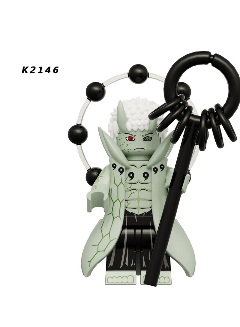8-Piece Anime Series Building Blocks Minifigures Model Toys Suitable For Boys Gifts Bag Pack  - Image 4