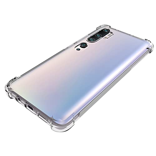 USTIYA Case for Xiaomi Note 10 / Mi Note 10 Pro / CC9 Pro TPU Four Corners Protective Cover Transparent Soft funda - Image 4