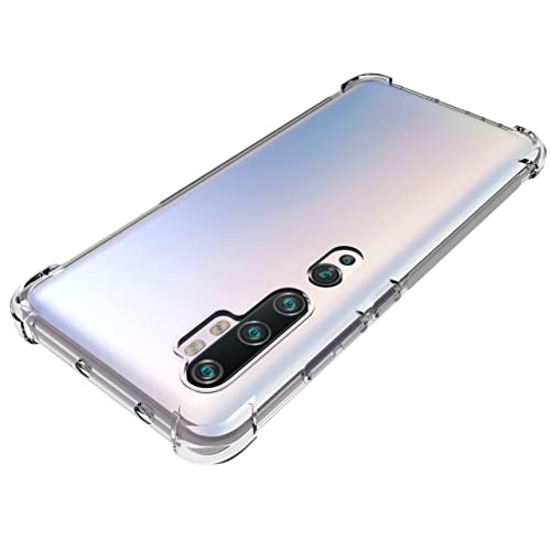 USTIYA Case for Xiaomi Note 10 / Mi Note 10 Pro / CC9 Pro TPU Four Corners Protective Cover Transparent Soft funda - Image 5