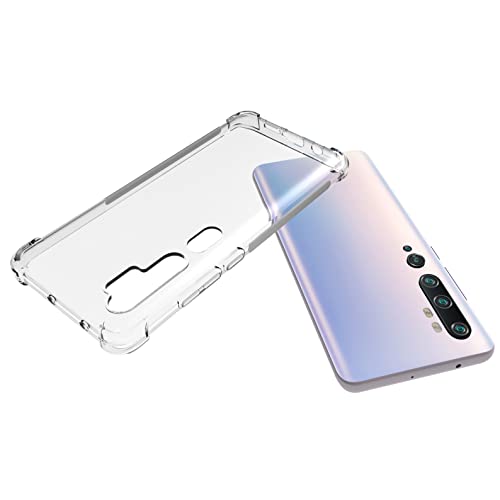 USTIYA Case for Xiaomi Note 10 / Mi Note 10 Pro / CC9 Pro TPU Four Corners Protective Cover Transparent Soft funda - Image 3