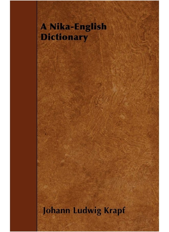 A Nika-English Dictionary 