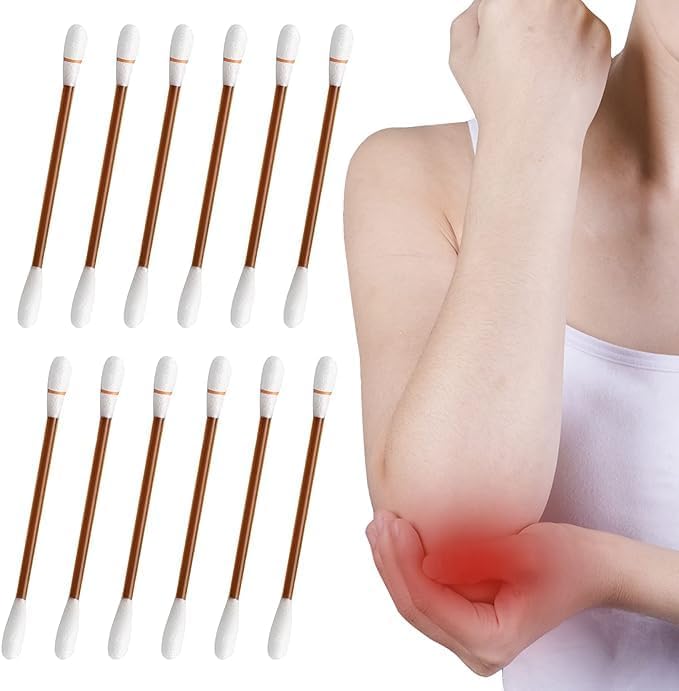 MGNLR MGNLR 50 PCS Disposable Iodine Swab Cotton Iodophor Swab Sticks Medical Sanitary First Aid Kit Emergency Care Safety for Adult Kids First Aid Kit Emergency Care Safety For Adult Kids - Image 1