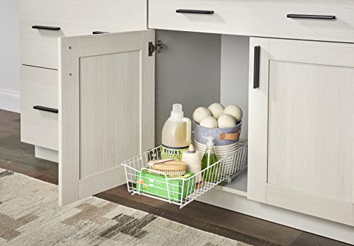 ClosetMaid منظم خزانة ClosetMaid 11 بوصة، ثقيل، أدراج رفوف بانtry قابلة للسحب للمطبخ، الحمام، أبيض - Image 2