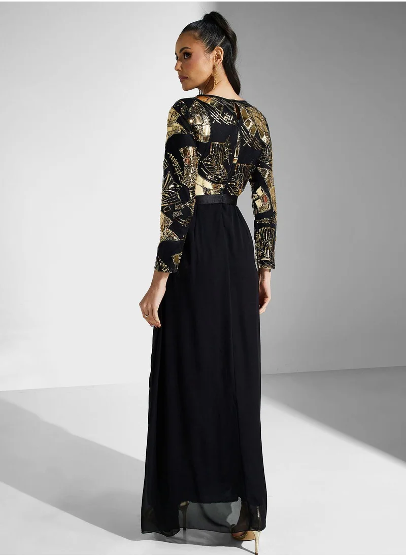 جولدن ابل Sequin Detail Dress