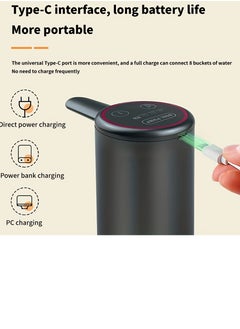 TWEGGON Water Can Dispenser Pump, With 3 Quantitative Modes 200Ml, 800Ml, 1200Ml, With Type C Charging and Fast Double Pump Assorted Color  - Image 5