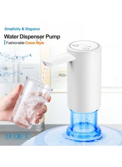 TWEGGON Water Can Dispenser Pump, With 3 Quantitative Modes 200Ml, 800Ml, 1200Ml, With Type C Charging and Fast Double Pump Assorted Color  - Image 2