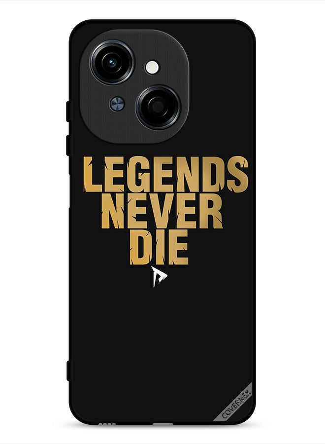 Covernex Tecno Spark Go 1 4G Protective Case Cover Legends Never Die - Image 1