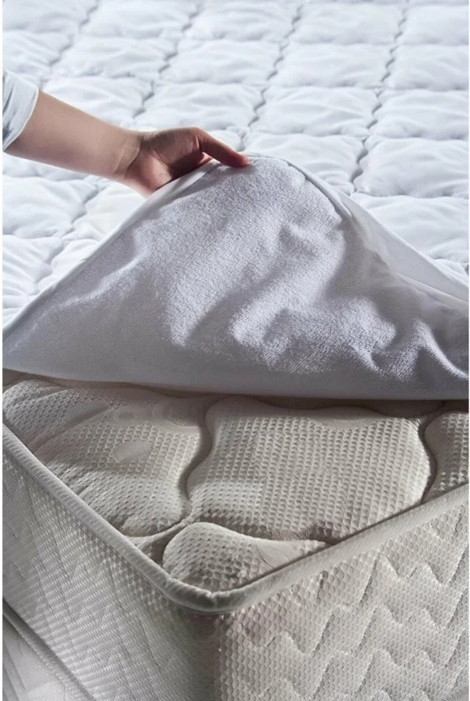 Doqu Home Comfyline Waterproof Mattress Protector Double White