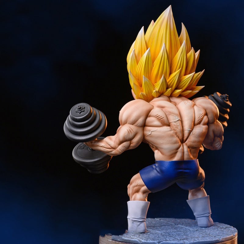 Dragon Ball Vegeta Fitness Action Figure PVC 17cm - Image 4