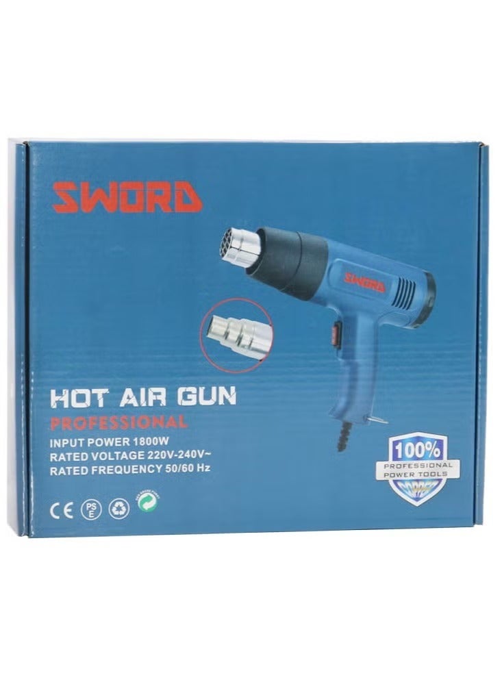 Sword 1800W Hot Air Gun – Versatile Heat Tool for DIY and Professional Use - Image 2