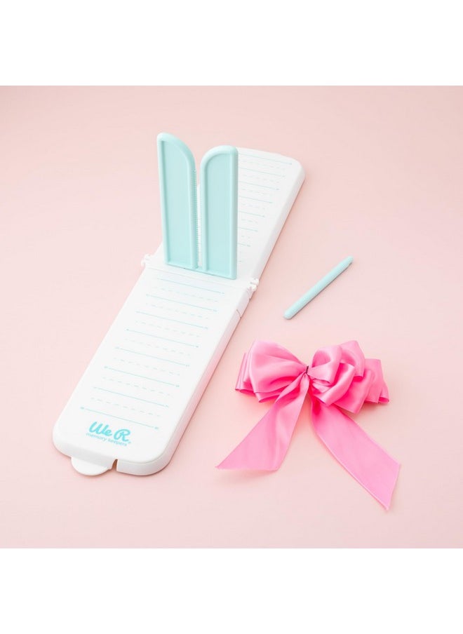 We R Memory Keepers Bow Maker Tool Easy To Use Perfect Diy Bows Up To 16 Inches Make Various Shapes Spool Holder Home Decor Crafting Gifts  - Image 4