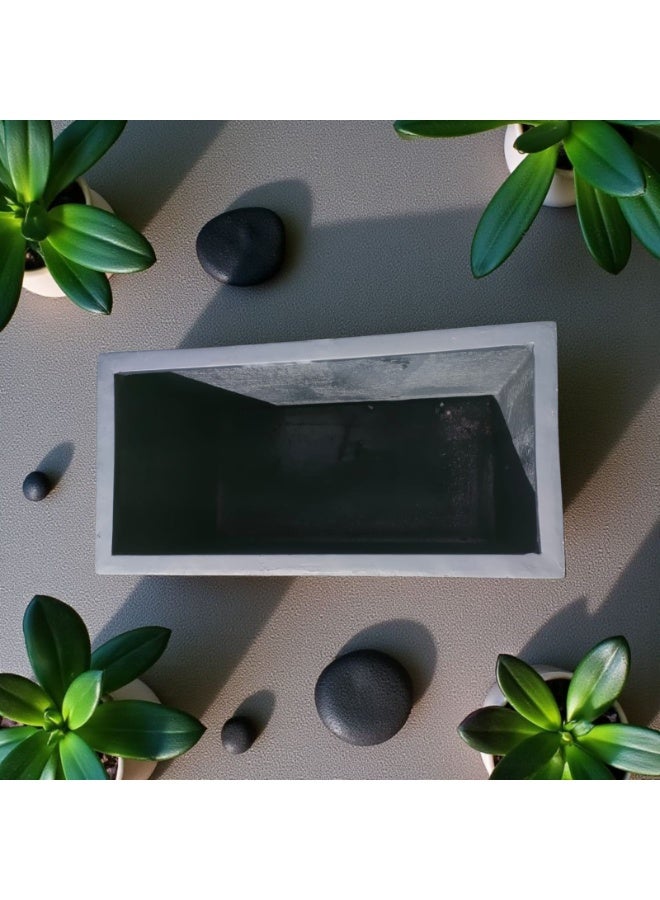 كلور زون بوتري اوعية للشرفة الداخلية والخارجية هيكل متين وقوي، مثالية لنباتاتك الكبيرة تمنع تغير اللون والتشقق الناتج عن التعرض لأشعة الشمس ، فايبر - Image 3