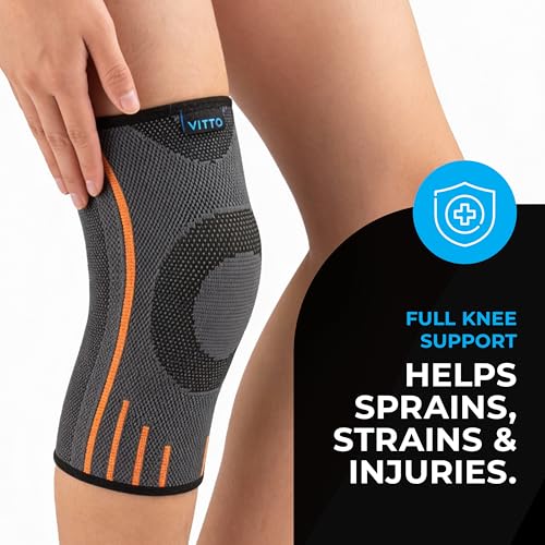 VITTO Kids Knee Brace Osgood Schlatter Knee Brace Youth Compression Sleeve for Boys and Girls from 414 years old L - Image 3