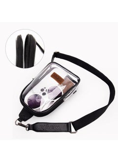 Wrangler Wrangler Crossbody Clear Sling Bags for Women Stadium Approved Cross Body Purse with Detachable Strap for Sports Events Concerts WG87-226BK  - Image 4