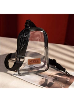 Wrangler Wrangler Crossbody Clear Sling Bags for Women Stadium Approved Cross Body Purse with Detachable Strap for Sports Events Concerts WG87-226BK  - Image 2