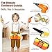 ZLemma Kids Cardboard Construction Tool Set with Electric Drill  Tool Belt 258PCS STEM Building Kit for Creative Craft Projects Educational DIY Engineering Toy for Boys  Girls - Image 4