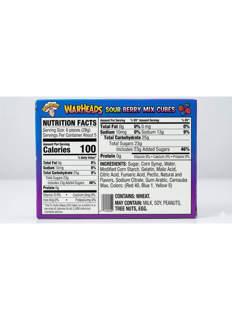 Warheads Sour Berry Mix Cubes - Image 5