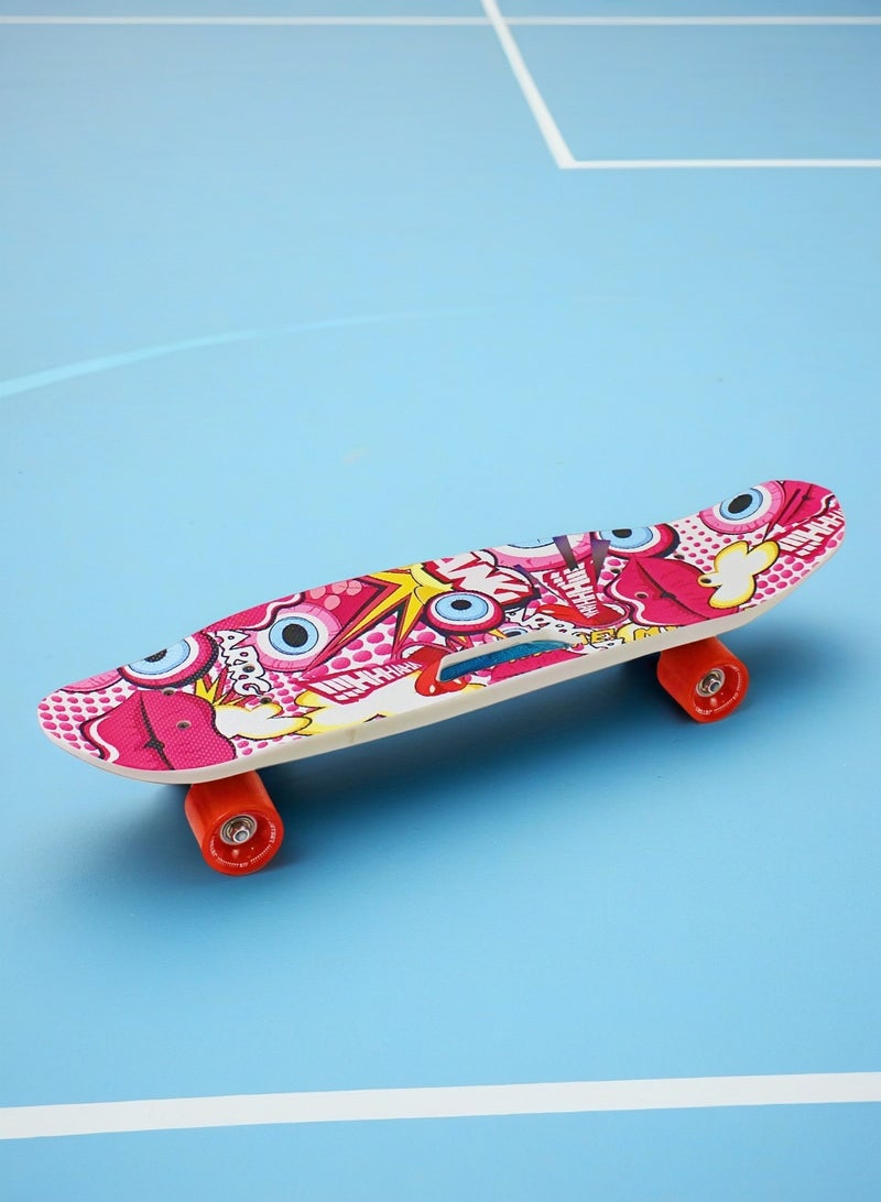 لوح تزلج للأطفال - لوح تزلج صغير الحجم للأولاد والبنات من عمر 6 إلى 12 عامًا، لوح تزلج صغير كامل قصير للشباب والمراهقين والمبتدئين - Image 5