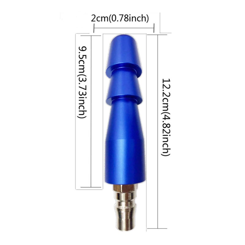 EBIEFLY VAC U Lock Adapter Machine Attachments for Vac-U-Lock Tools with Quick Air Connector Device Black Single - Image 2