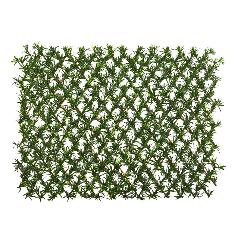Nearly Natural Nearly Natural Expandable Podocarpus Fence UV Resistant  Waterproof 