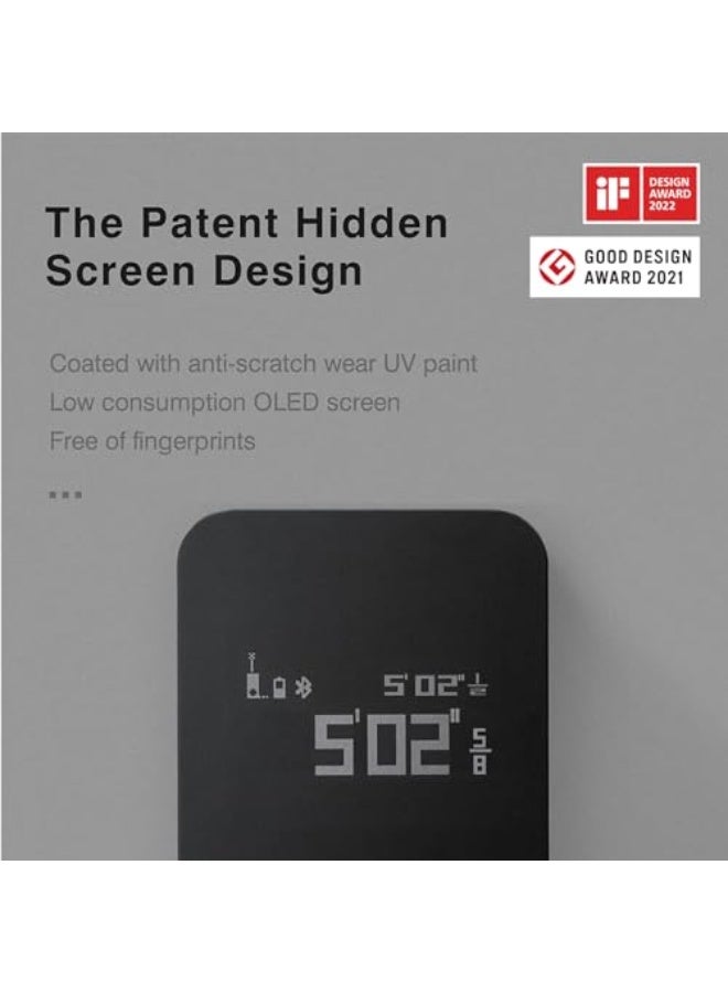 مقياس مسافة ليزر HOTO iRing مع بلوتوث، 98 قدم، دقة ±1/16 بوصة، وضعان للقياس، وحدات قابلة للتبديل M/Ft، شحن Type-C - Image 5