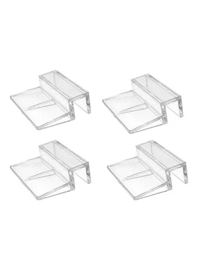 NIBEMINENT 4-Piece Acrylic Fish Tank Top Cover Clear 5.2cm - Image 1