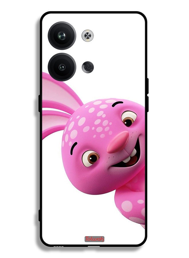 Tolwak Oppo Reno9 Pro 5G Protective Case Cover Hey Two Teeth  - Image 2