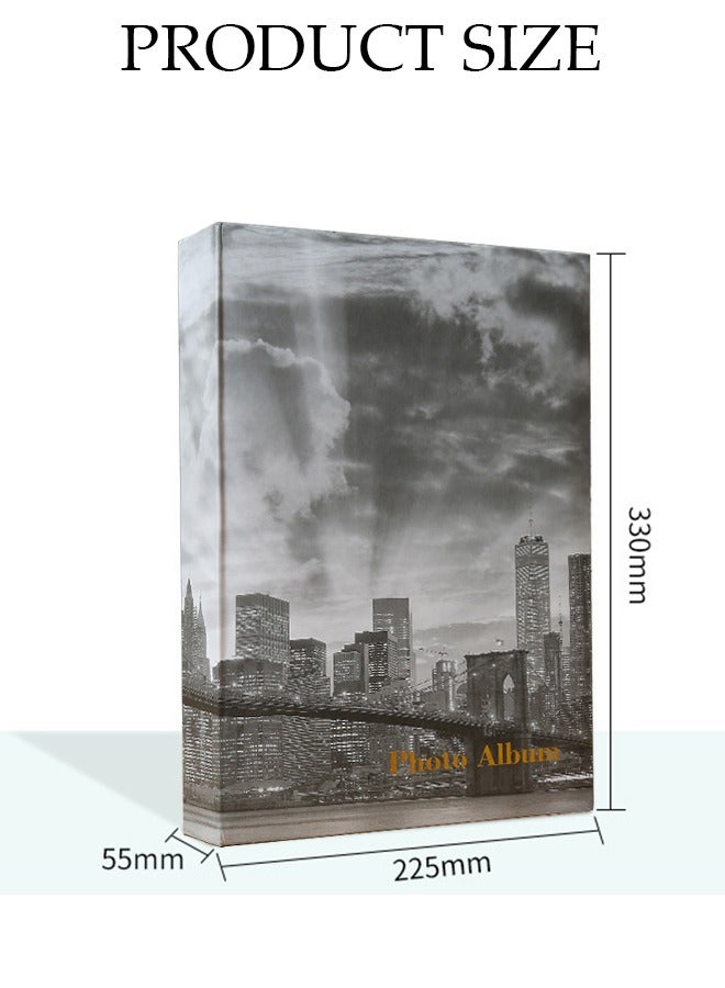 DUNISO 300 Pockets Foil Stamping Photo Album for 6 Inches Photos Portable Photo Album for Family Wedding Boys Girls  - Image 2