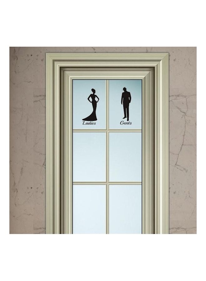 NIBEMINENT Toilet Gender Sign Door Sticker - Image 4