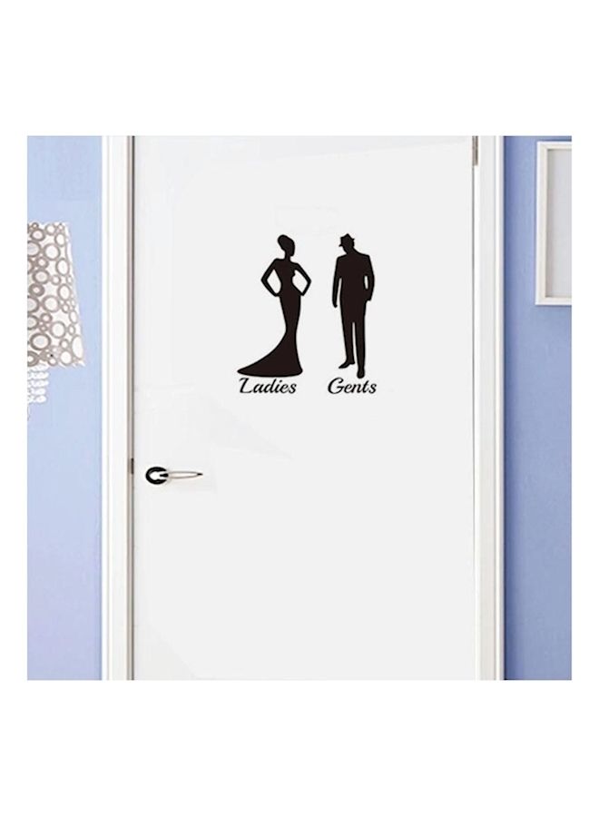 NIBEMINENT Toilet Gender Sign Door Sticker - Image 2