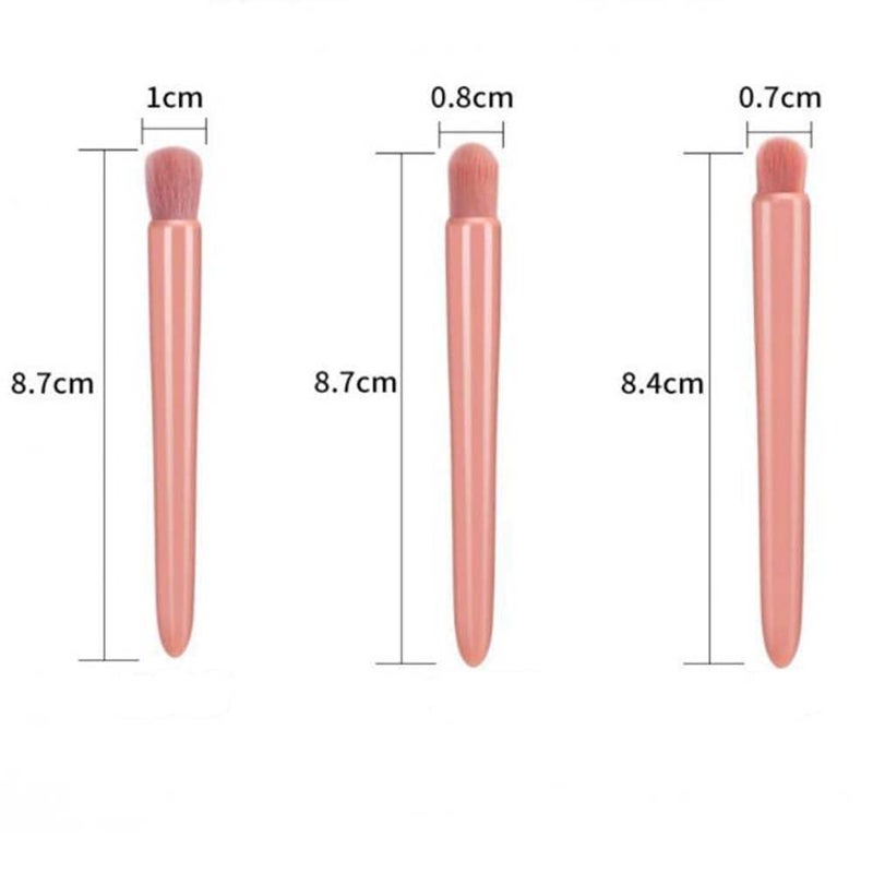 Coshine Easy-taken Travel Makeup Brush Set, COSHINE 5pcs Mini Complete Function Cosmetic Brushes Kit (5pcs with mirror) - Image 5