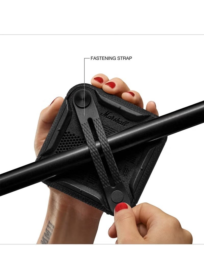 MARSHALL WILLEN Marshall Portable Wireless Bluetooth Speaker Mini Speaker Subwoofer Outdoor - Black / Brass - Image 5