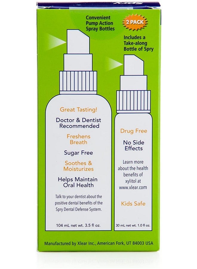 Spry Spry Xylitol Moisturizing Bad Breath Mouth Spray, Bad Breath Treatment Oral Breath Spray with Natural Spearmint, 4.5 fl.oz (Pack of 2)  - Image 5